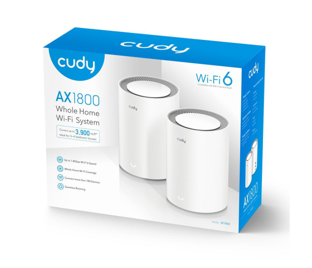 Cudy M1800 (1800Mb/s a/b/g/n/ac/ax) 2-Pack - 1110322 - zdjęcie 2